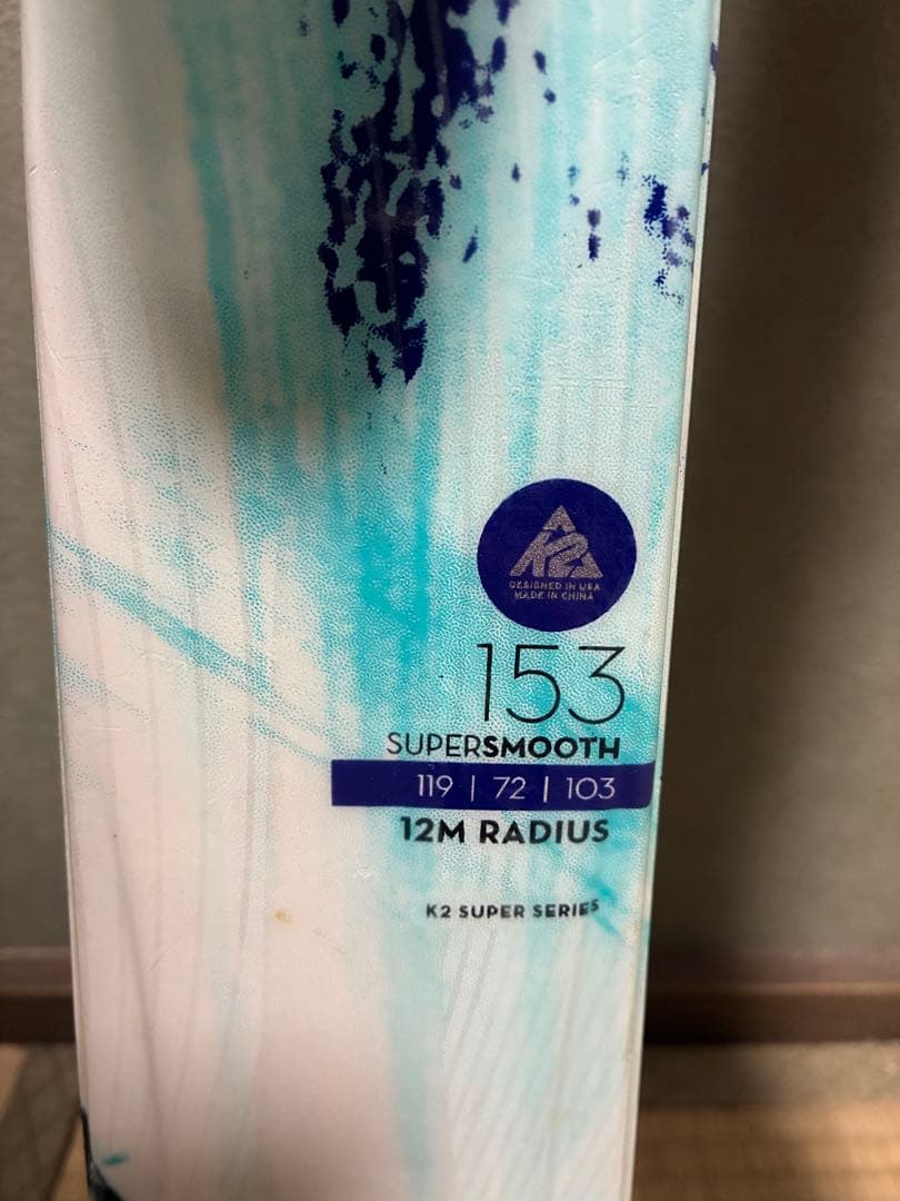 K2 SUPERSMOOTH スキー板 & シナノ スキーポール セット