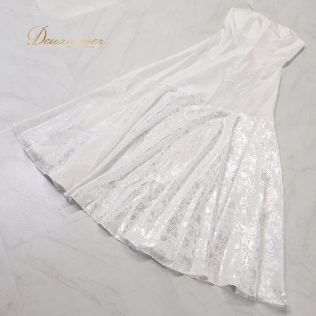 【美品 フラダンス衣装】ホワイト BLUE HEAVEN COMPANY ドレス