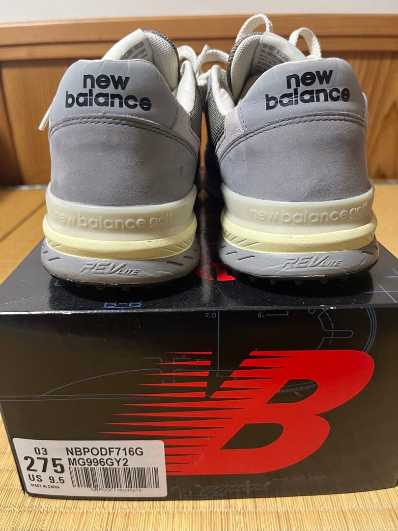 ニューバランス MG996GY2 27.5cm ゴルフシューズ