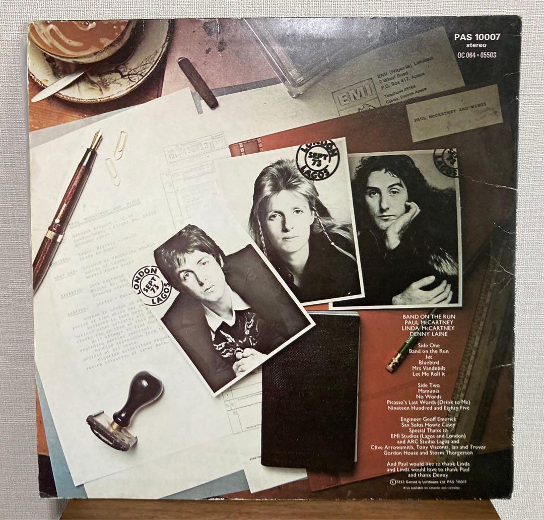 ラウドカット盤/バンド・オン・ザ・ラン/ポール・マッカートニー&ウイングスLP