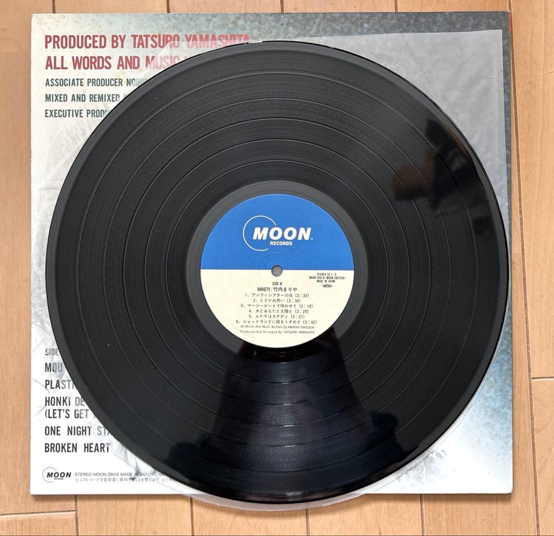 【帯付LP】 竹内まりや-ヴァラエティ- MOON28018 -レコード