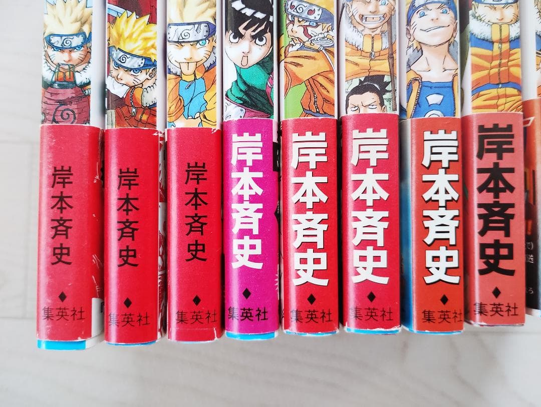 【初版】NARUTO ナルト 7～18巻 セット 帯・小冊子付 漫画 岸本斉史