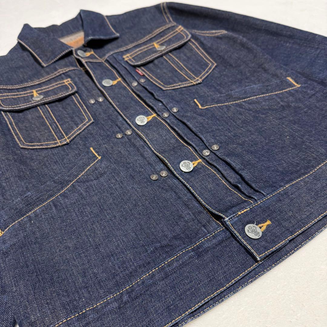 【美品】ケルト&コブラ デニムジャケット Gジャン インディゴ 濃紺 ブルゾン