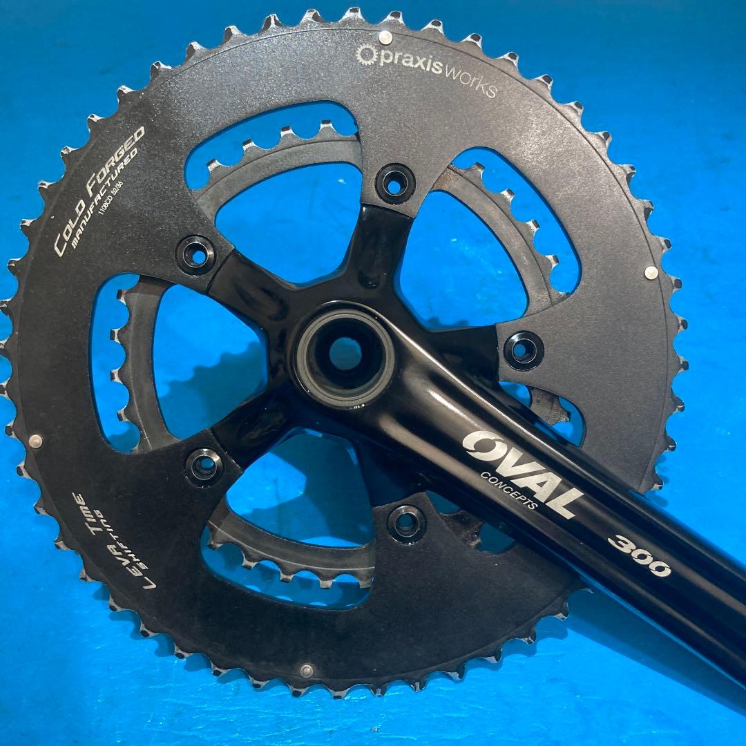 ❌◻️美品 praxisworks OVAL300 52/36 クランクセット