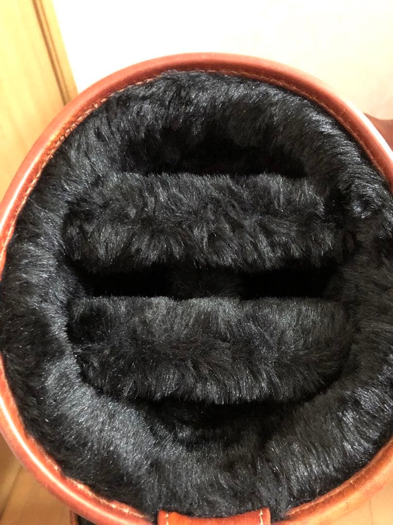 としゆき　超希少　最高級本革キャディバッグ　ゴルフバッグ