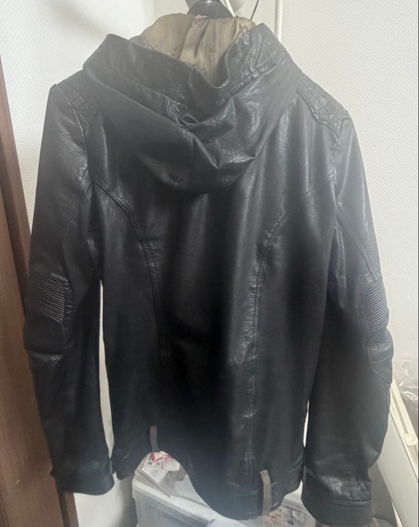 14th addiction レザージャケット　クロコ　サイズ2