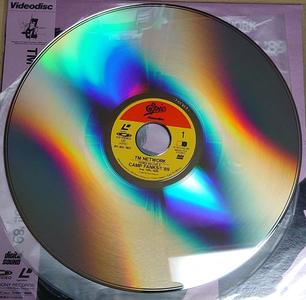 TM NETWORK/CAMP FANKS!! '89 レーザーディスク