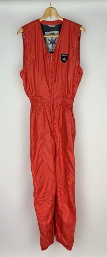 YAMAHA スキーウエア上下セット レディースL　オレンジ色
