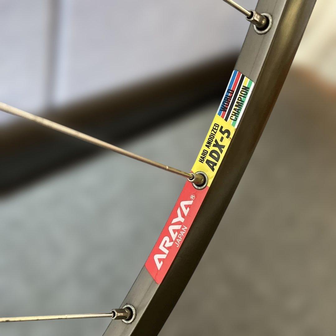 競輪　ホイール　ARAYA ADX-5 DURA-ACE HB-7600