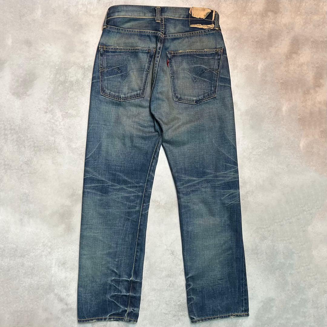 【雰囲気◎】LEVI‘S 501XX LVC1955 W30【鬼ヒゲハチノス】