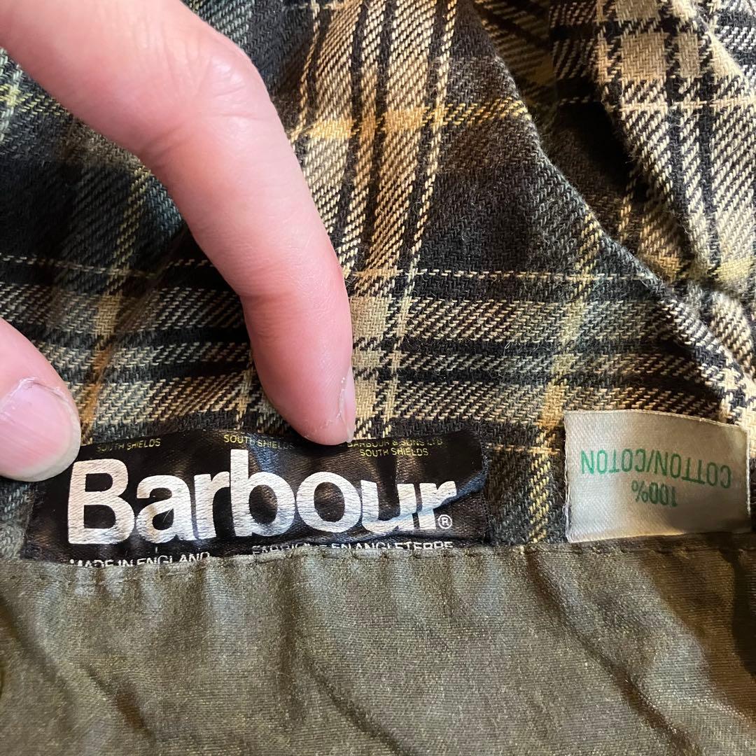 Barbour バブアー フード 3ワラント 80s ヴィンテージ