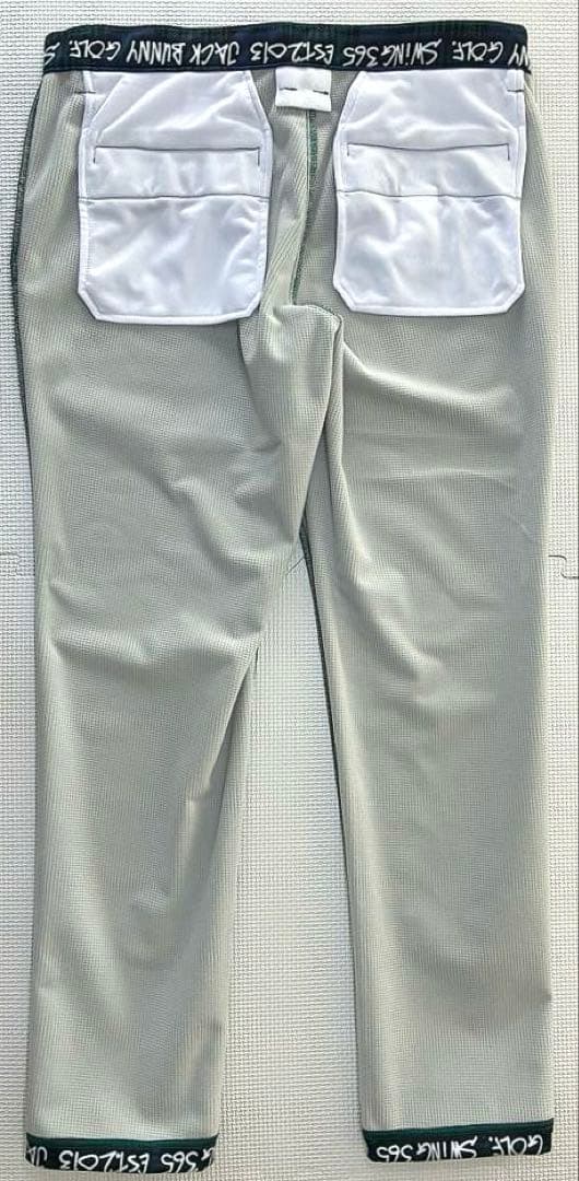 Jack Bunny!! ドビー二重織り 裏起毛 テーパードパンツ（GRN／5）