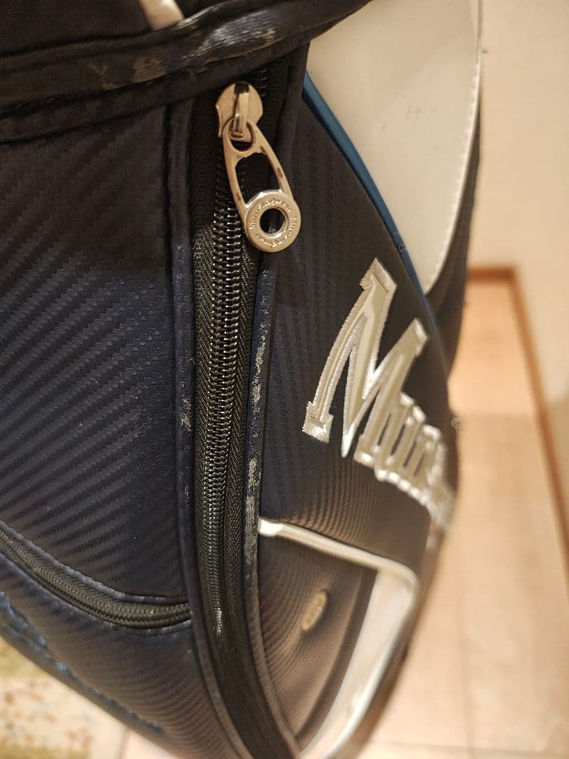 【値下げ】Munsingwear キャディバッグ 青/白