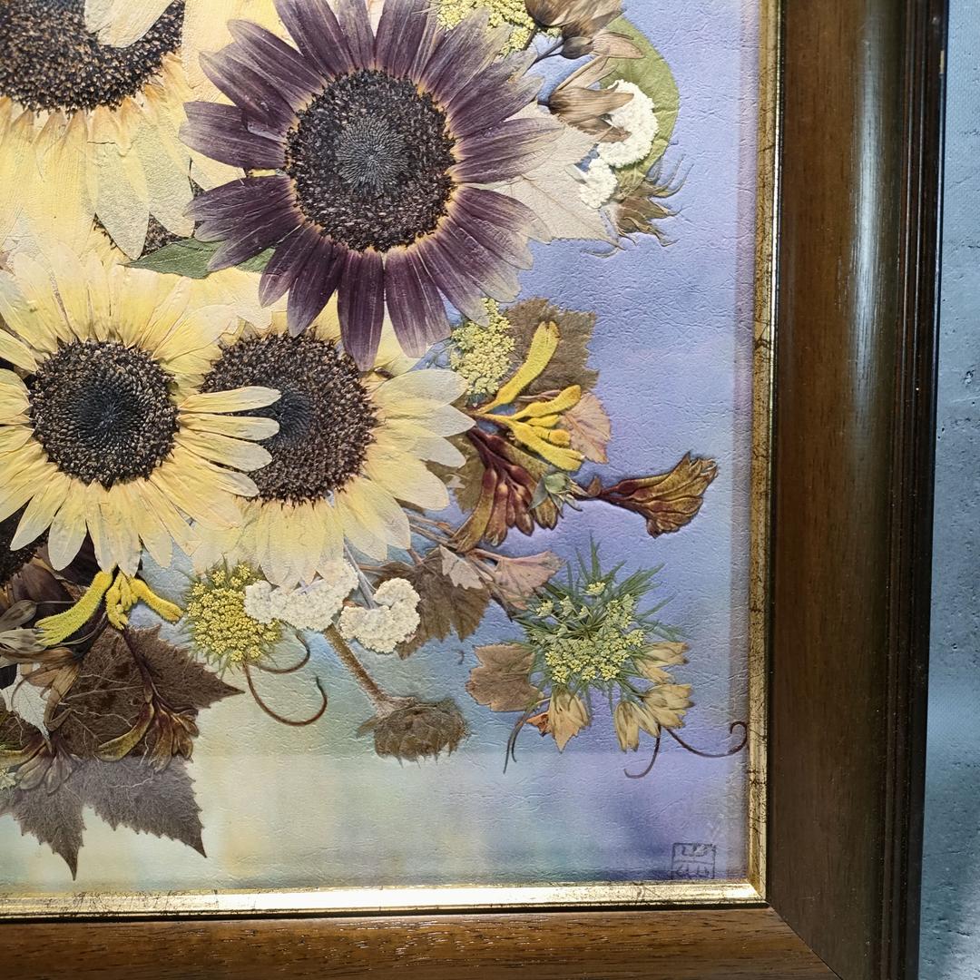 押し花専用額 押し花アート ひまわり　さくらおまとめ