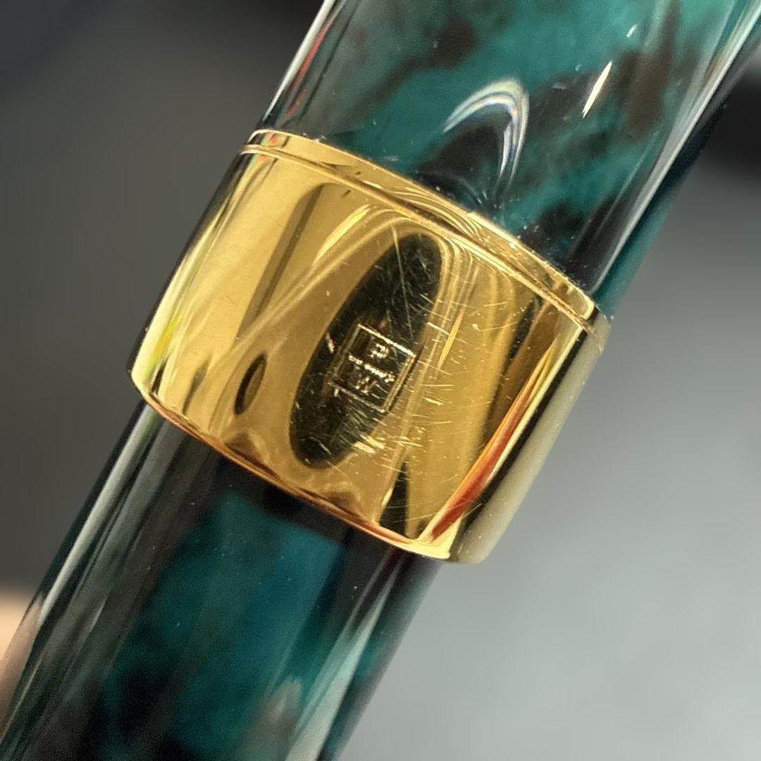 PARKER パーカー 万年筆 ソネット パターンラック グリーン 18K/M