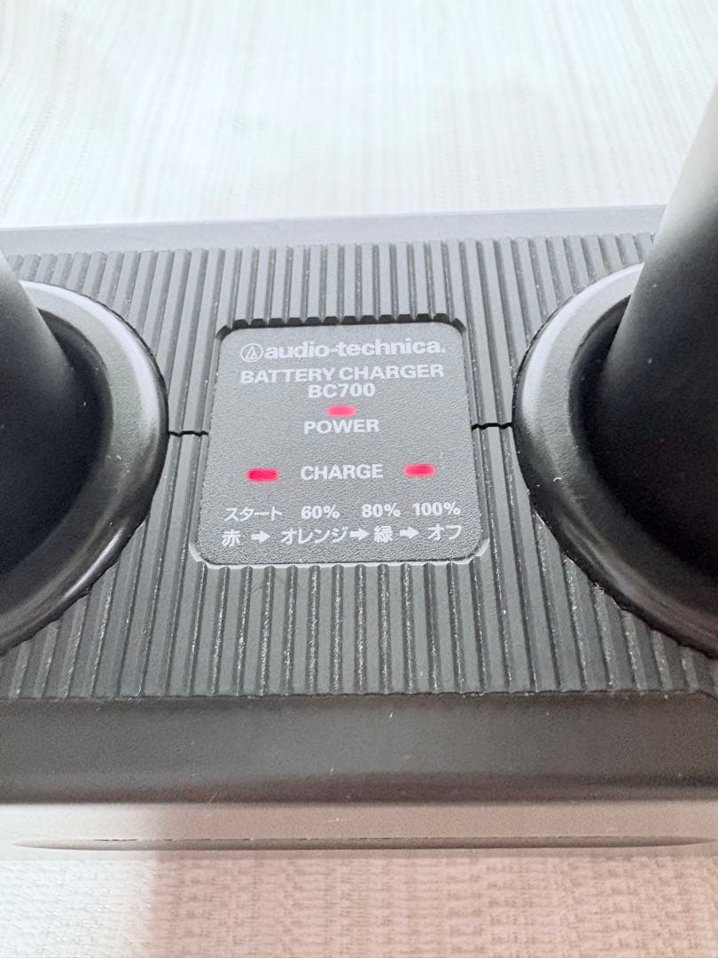 audio-technica ATW-R75a ワイヤレスマイク2本 充電器付き