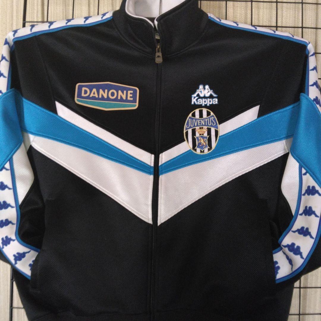 92/94Kappa Juventus ジャージセット ブラック/ブルー2L/L