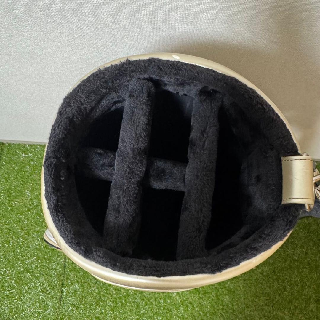 ARCHIVIO アルチビオ キャディバッグ ゴールド ドット レディース