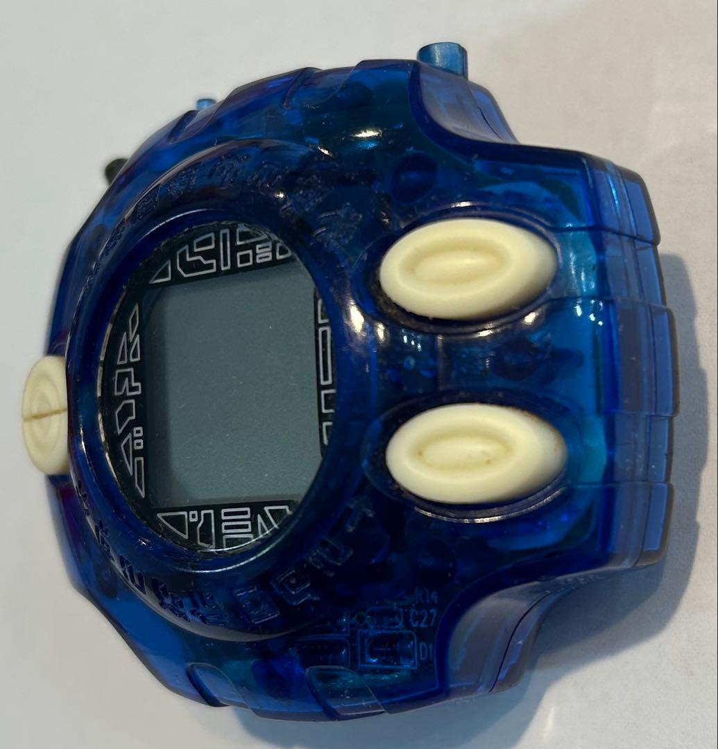 初代デジモン　デジヴァイス　当時物　青　ブルー