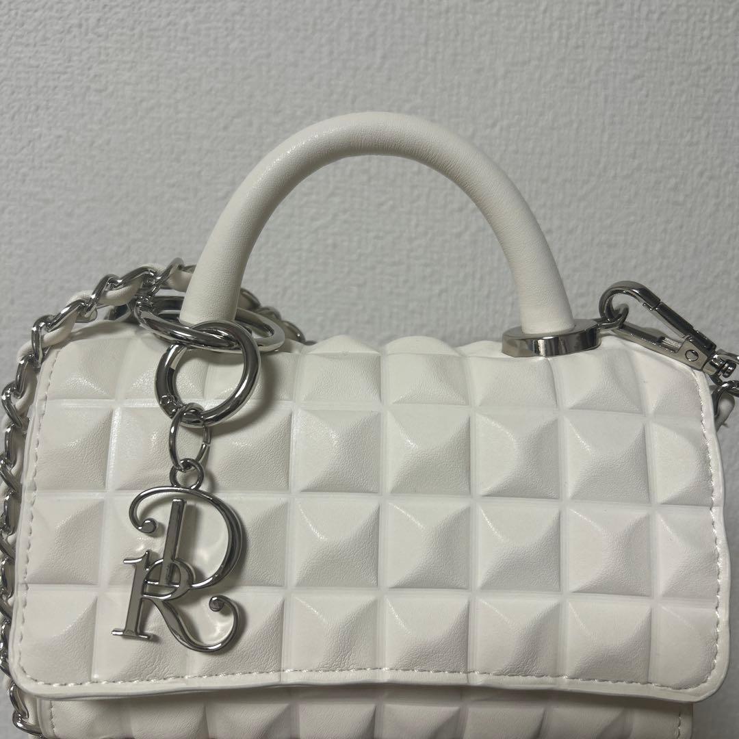 DarichダーリッチDRチャームチョコレートハンドバッグ IVO アイボリー