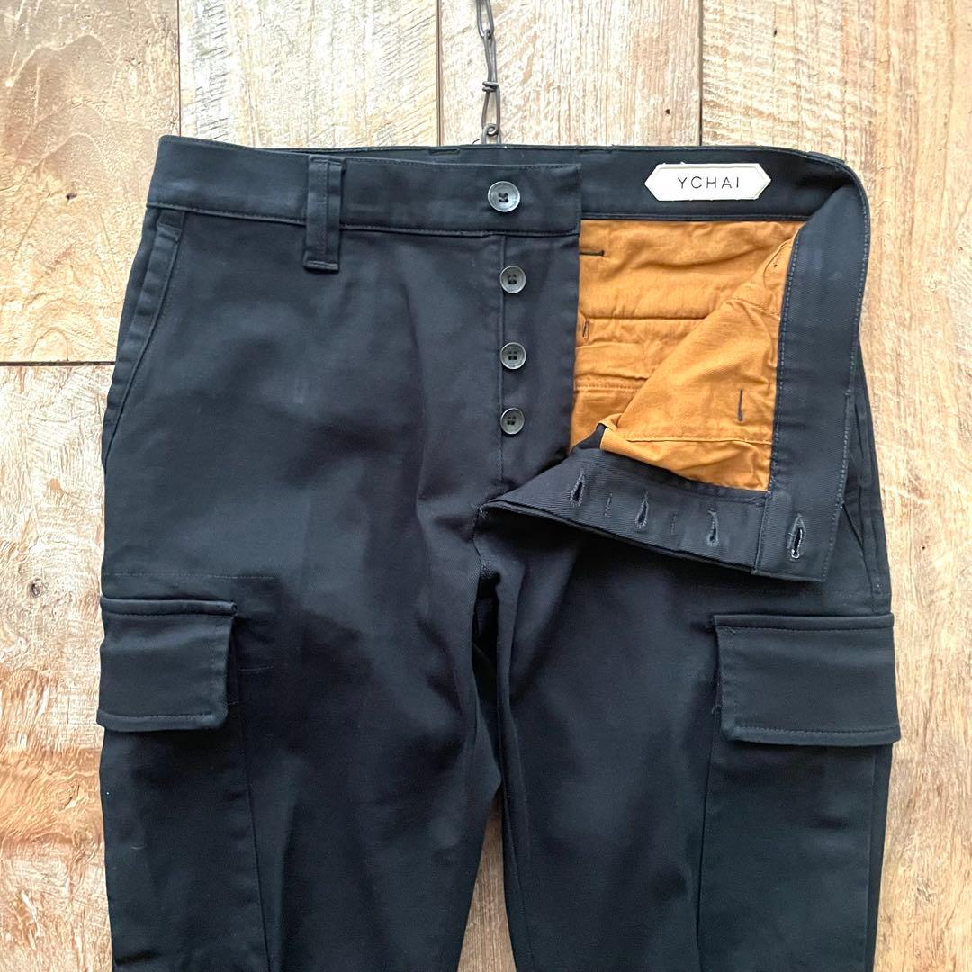 【極美品】YCHAI イカイ テーパード ストレッチ カーゴパンツ 29