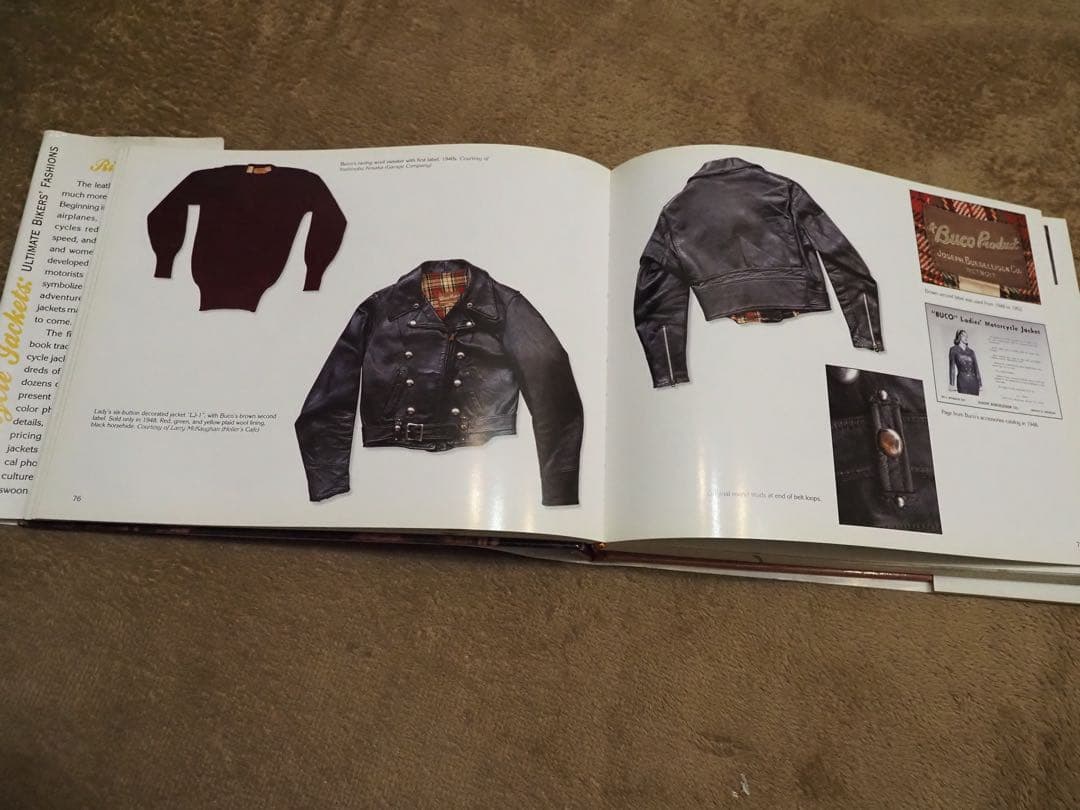 レア絶版 本 Motorcycle Jackets 田中凛太郎 ライダースJK