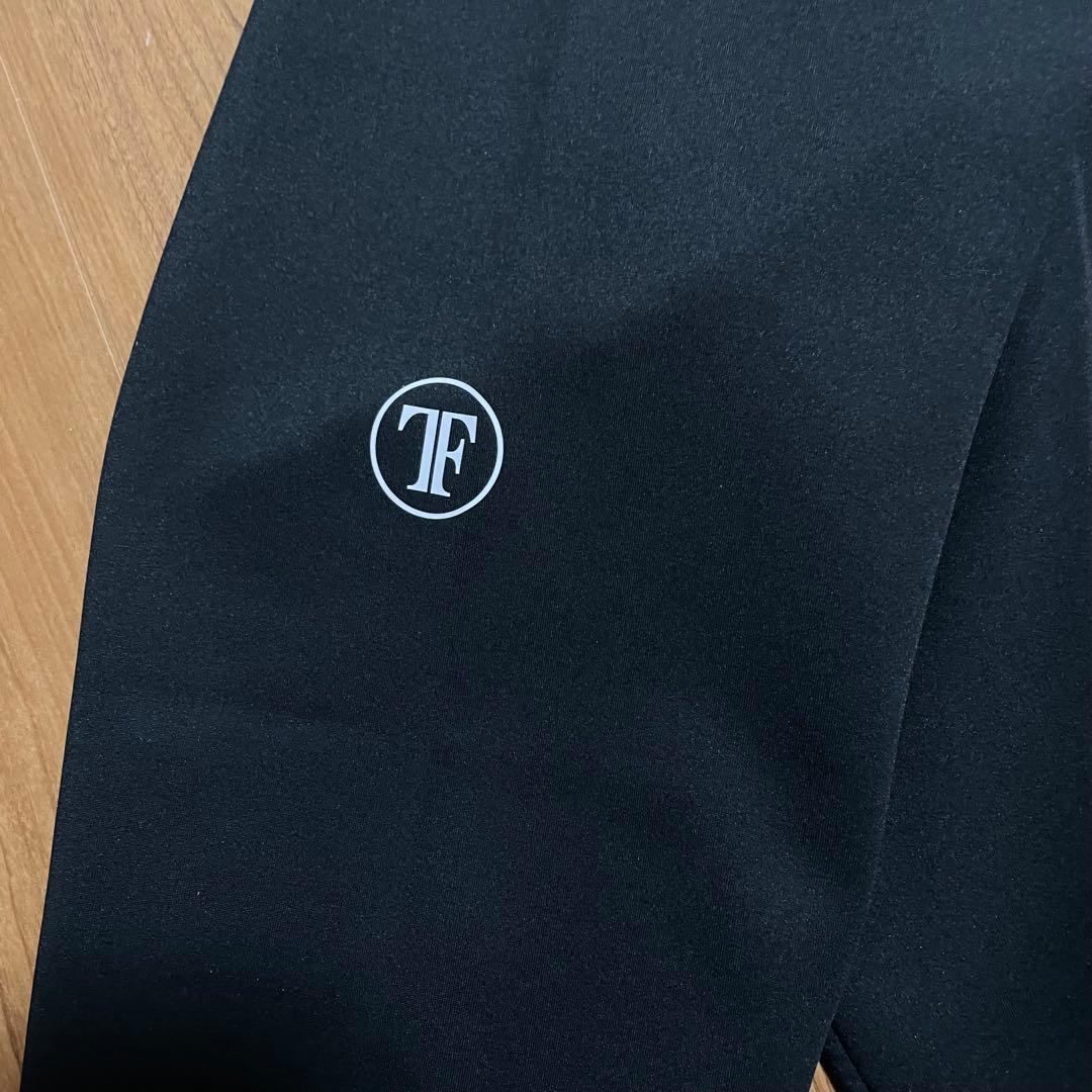 TFW49 7部丈　カラーレス　ポロシャツ　ブラック　M ゴルフ