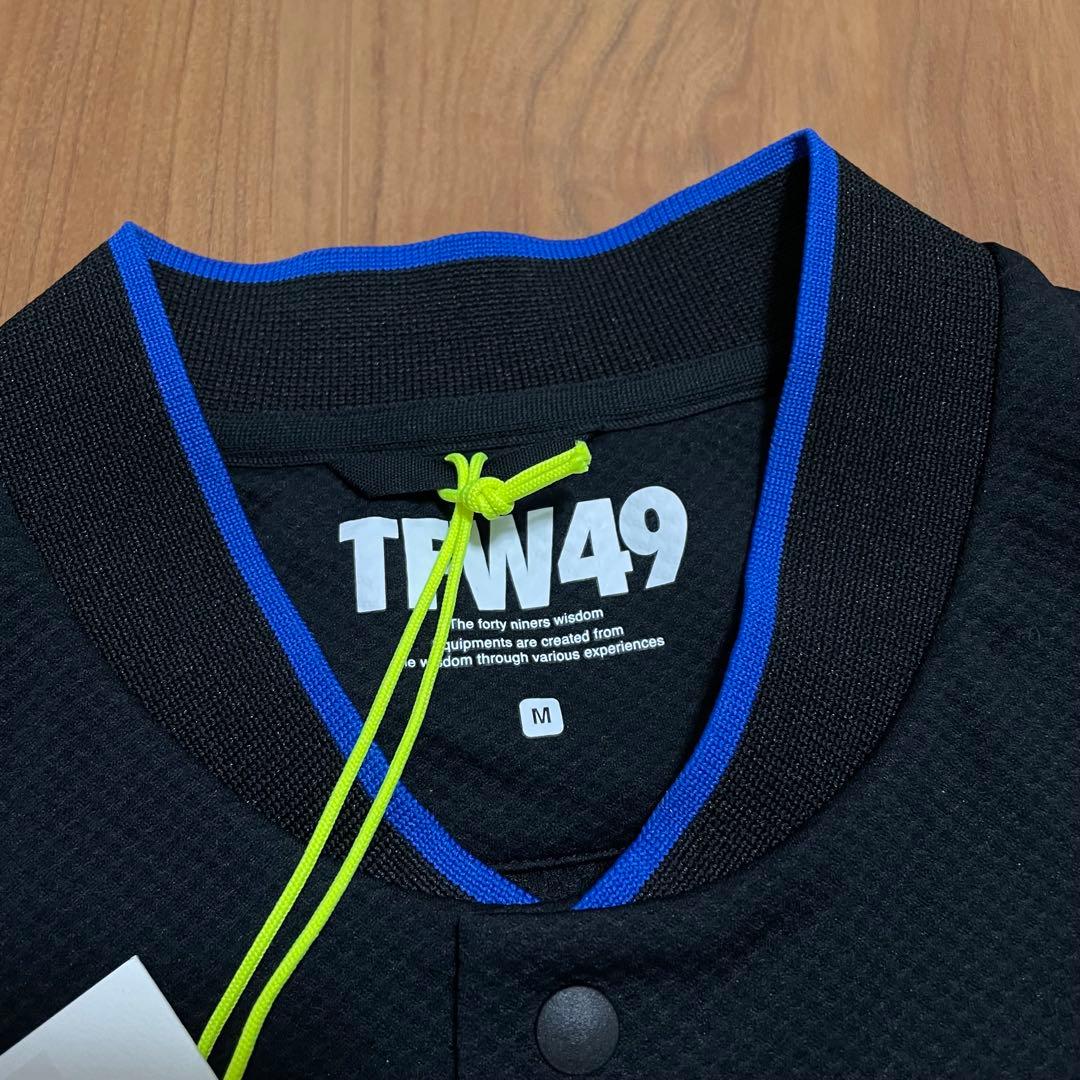 TFW49 7部丈　カラーレス　ポロシャツ　ブラック　M ゴルフ