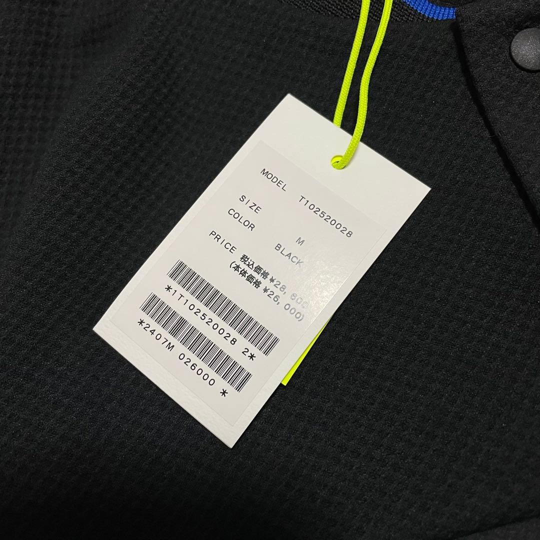 TFW49 7部丈　カラーレス　ポロシャツ　ブラック　M ゴルフ