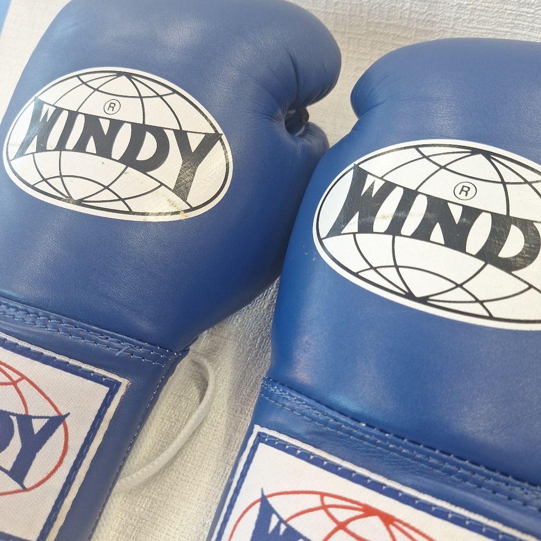 WINDY ボクシンググローブ 8 oz 青 中古・美品