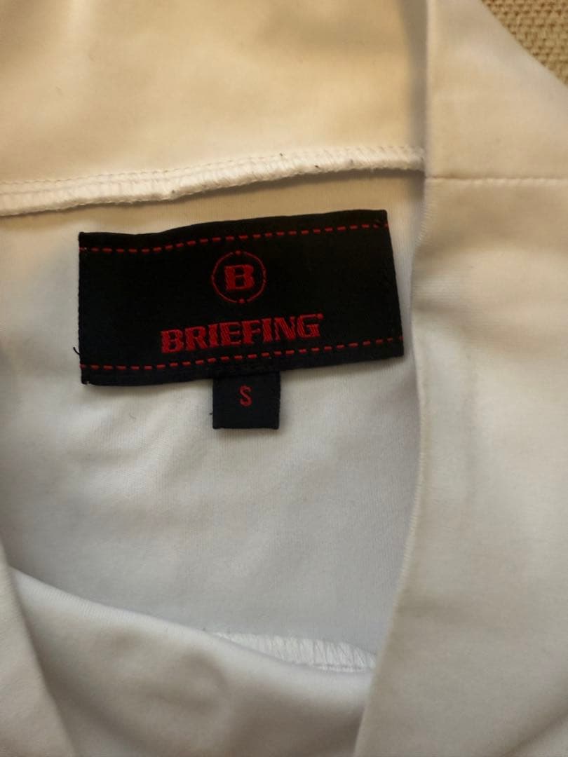 BRIEFING ハイネック ホワイトシャツ