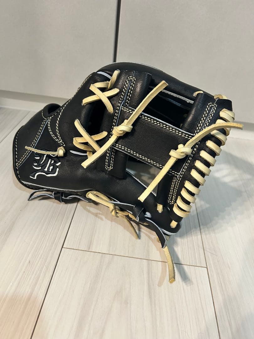 和牛JB 006Ｔ　小指２本　プロテオス型付　屋外未使用　黒　ショートサード