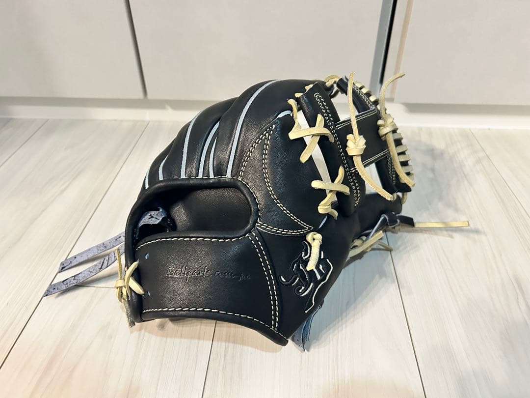 和牛JB 006Ｔ　小指２本　プロテオス型付　屋外未使用　黒　ショートサード