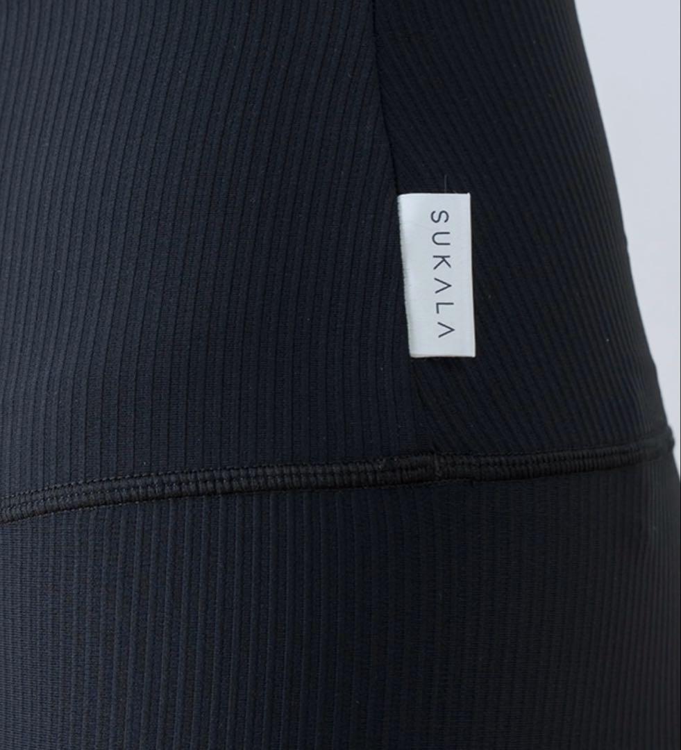 スカーラ　リブストレッチレギンス　ヨガ　新品