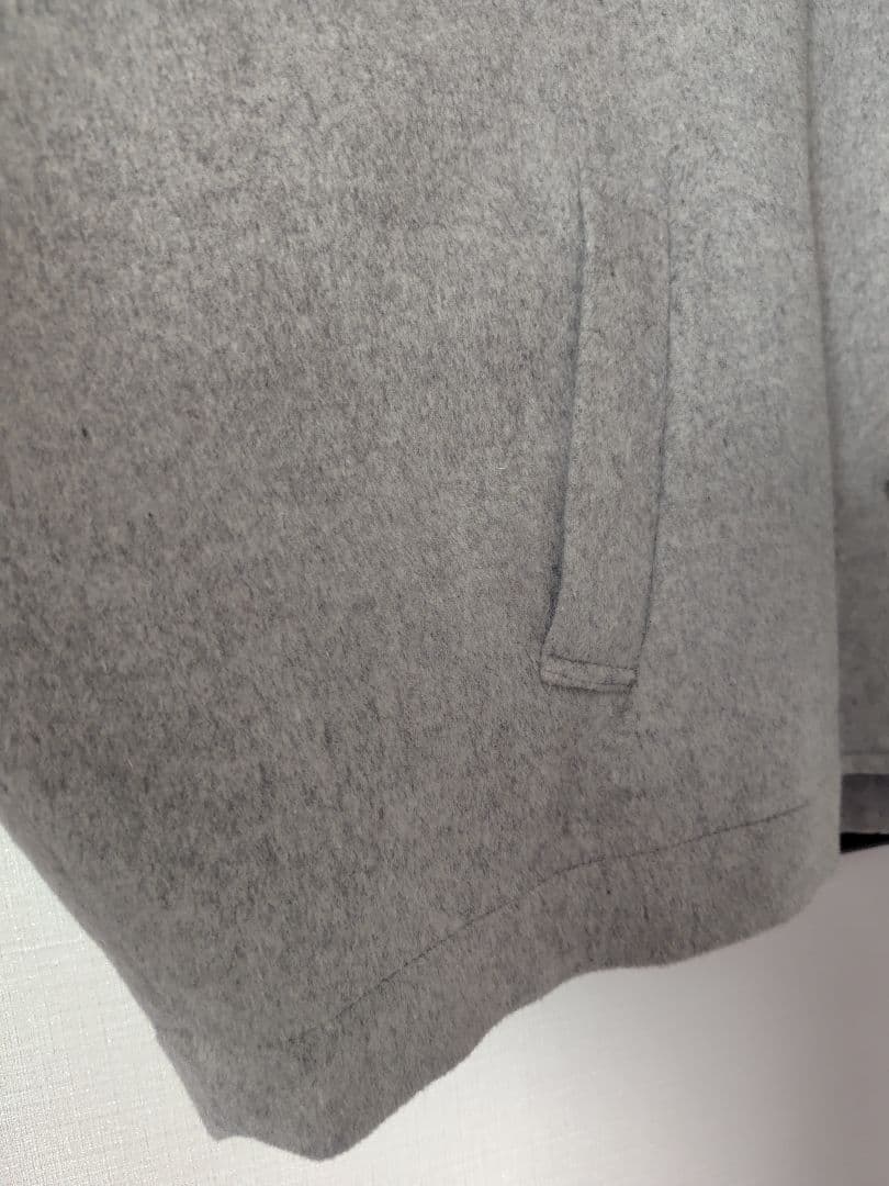 leciel ルシェル　ポンチョコート　ショートコート　春コート　グレー