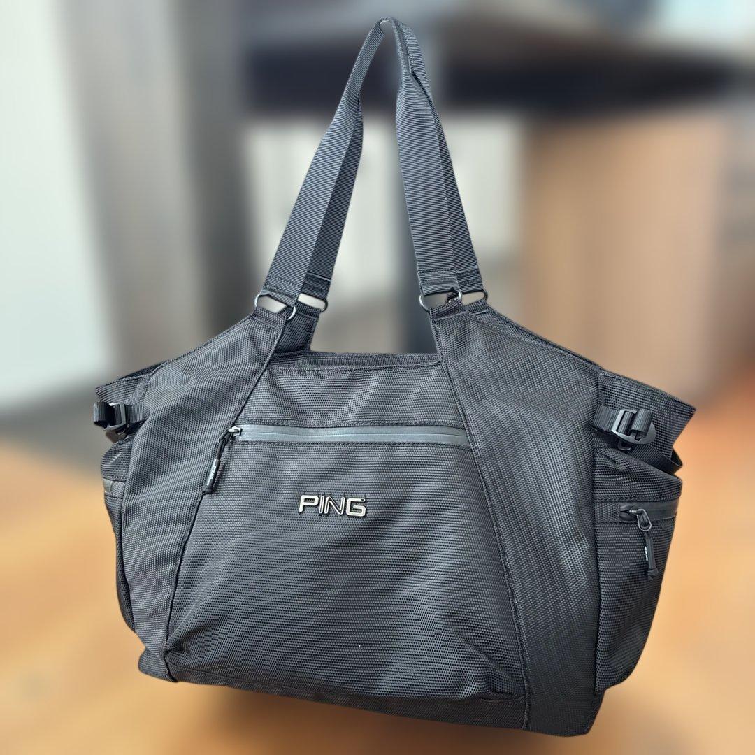 美品　PING [ピン] トートバッグ　ブラック　大容量