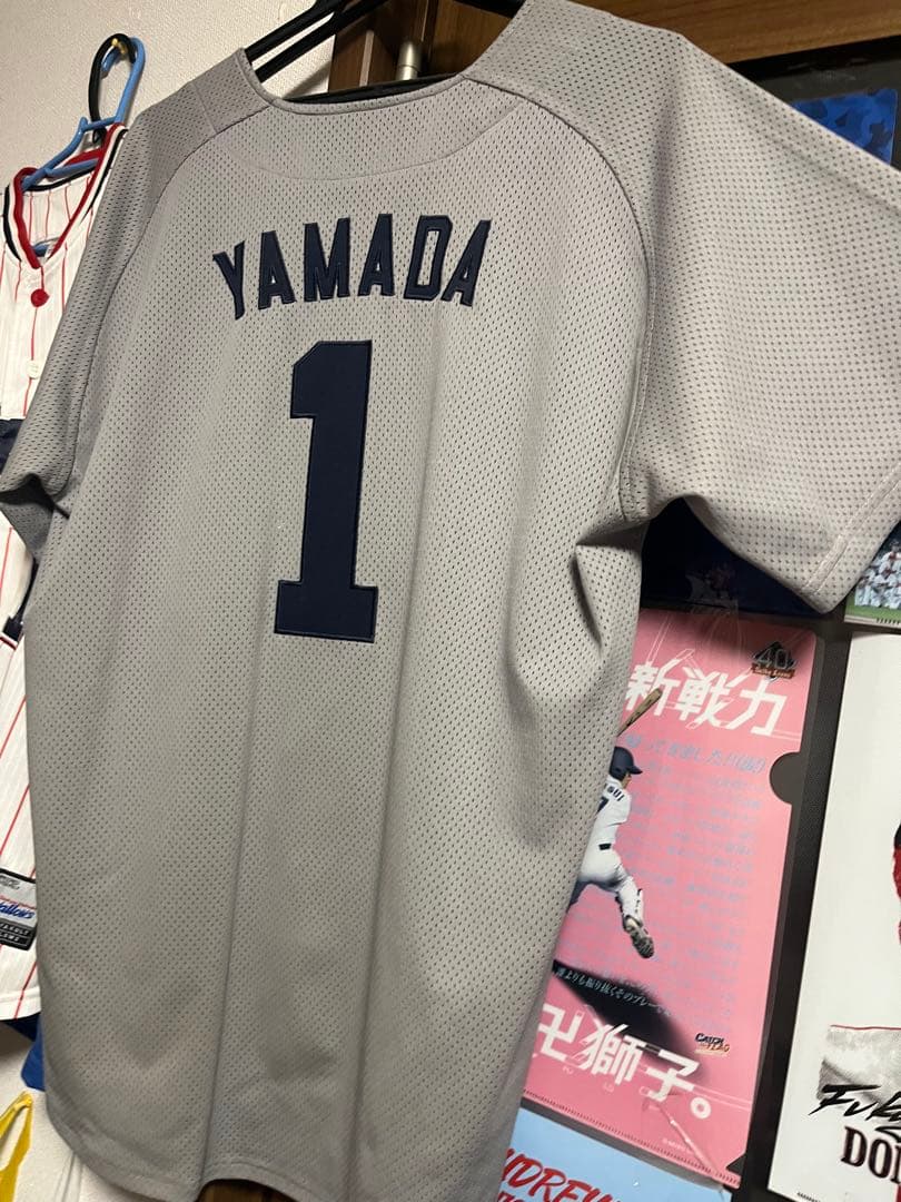 東京ヤクルトスワローズ　山田哲人#1 復刻ユニ