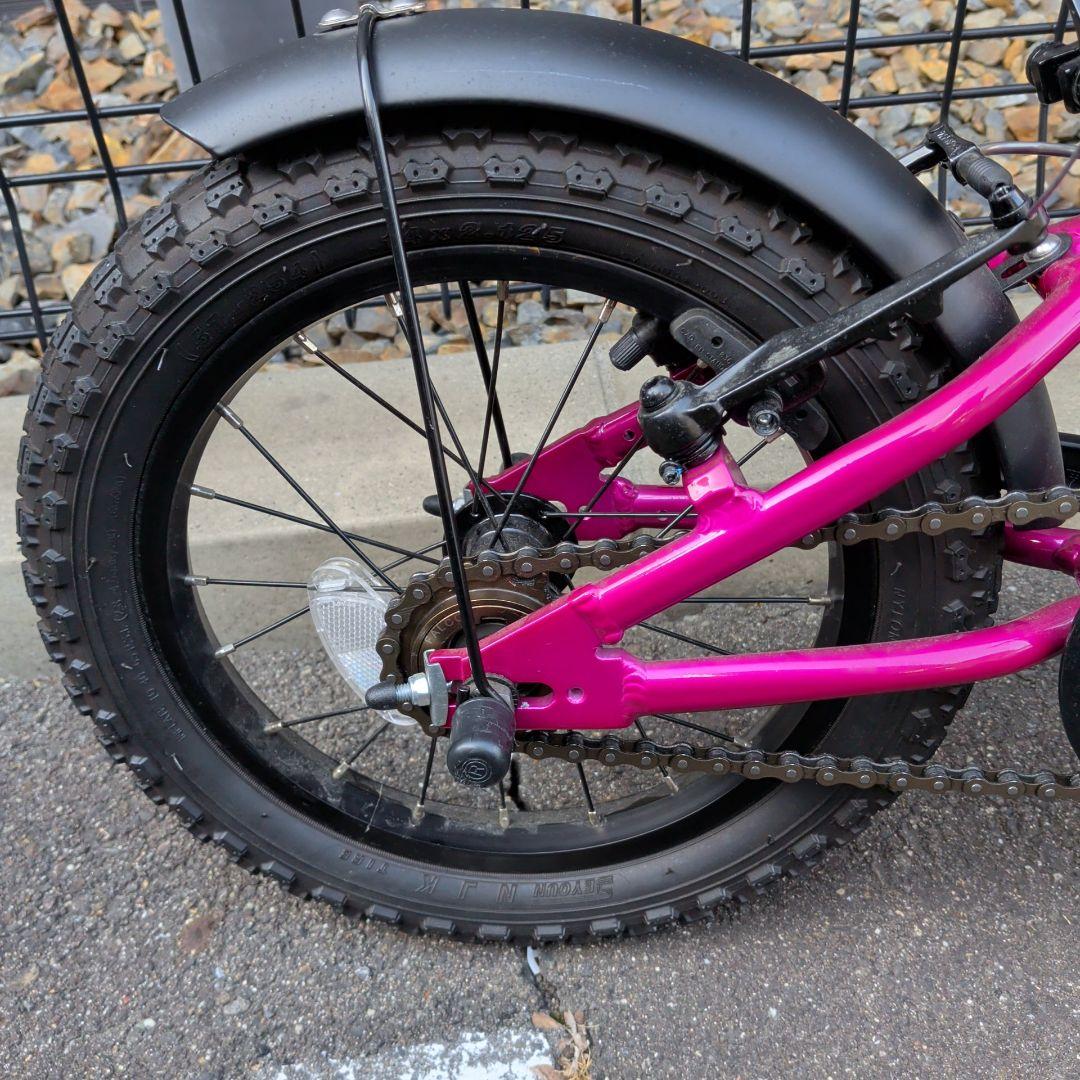 ヨツバサイクル 14インチ ピンク 美品 直接引取可