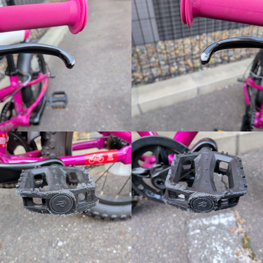 ヨツバサイクル 14インチ ピンク 美品 直接引取可