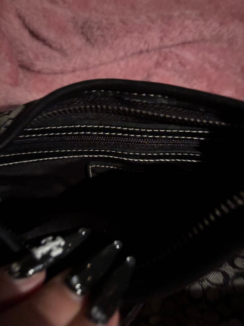 COACH ドローストリングバッグ ブラウン