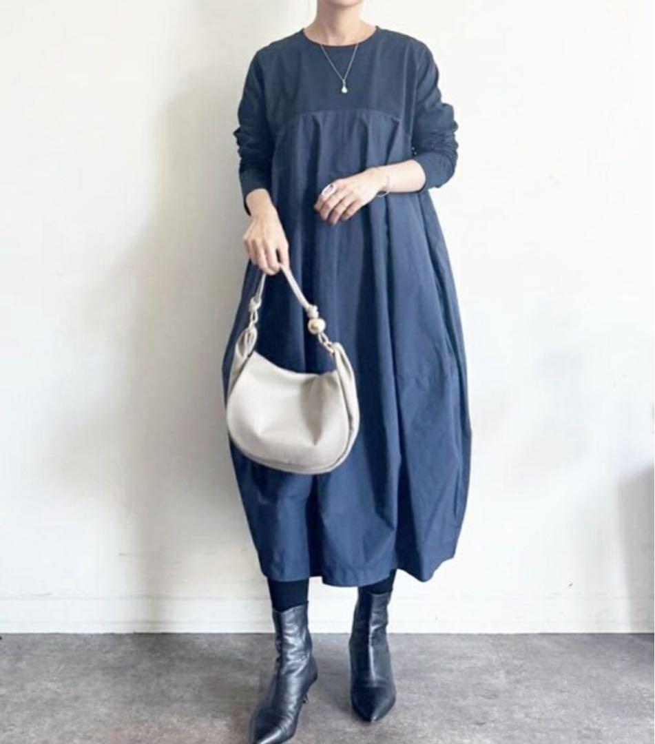 BEARDSLEY マルワンピ　0 ブラック