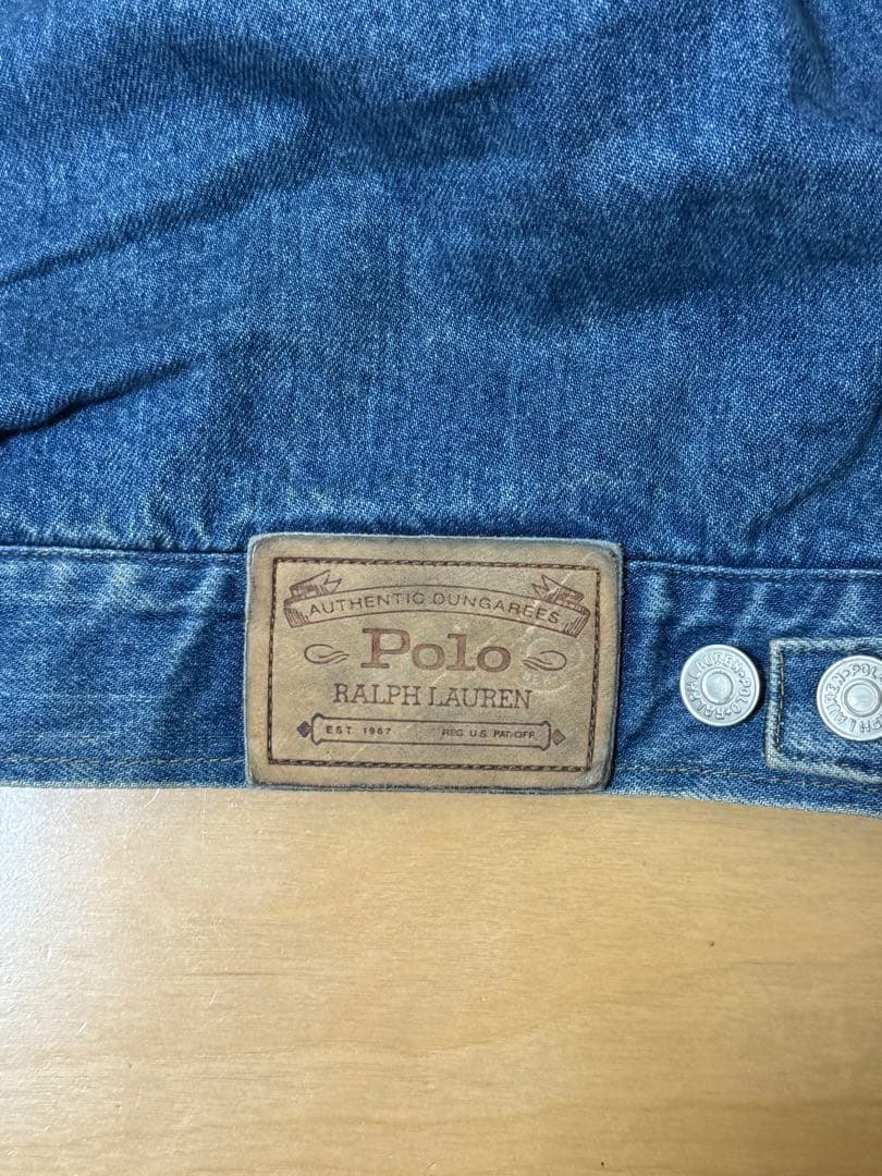 Polo Ralph Lauren デニムジャケット希少緑タグ　　 90s80s