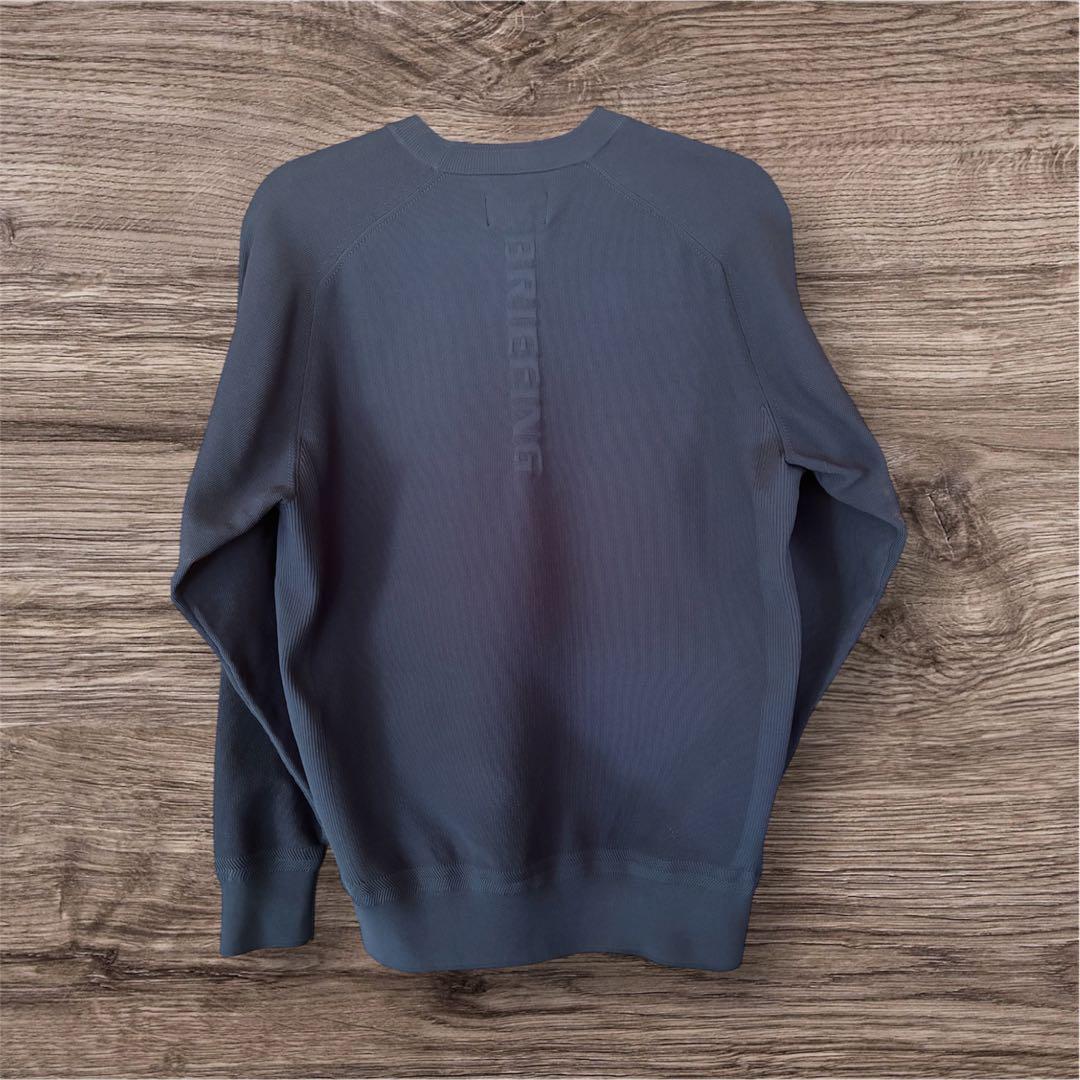 BRIEFING ネイビー 長袖セーター