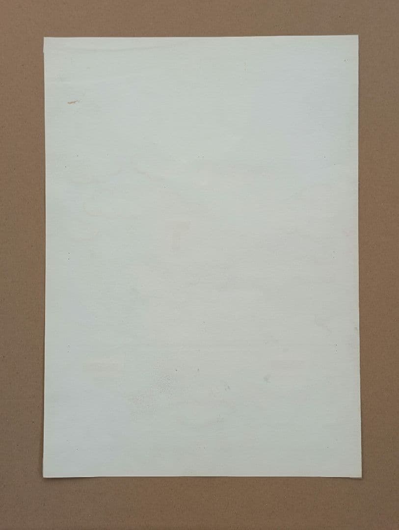 新オバケのQ太郎ソノシートの肉筆原画　藤子不二雄原作