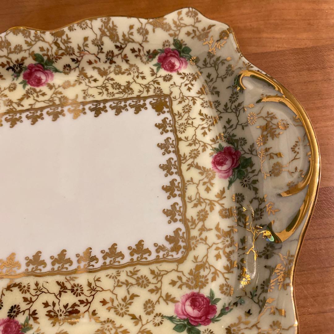 フランス　リモージュ　長皿　ロングプレート