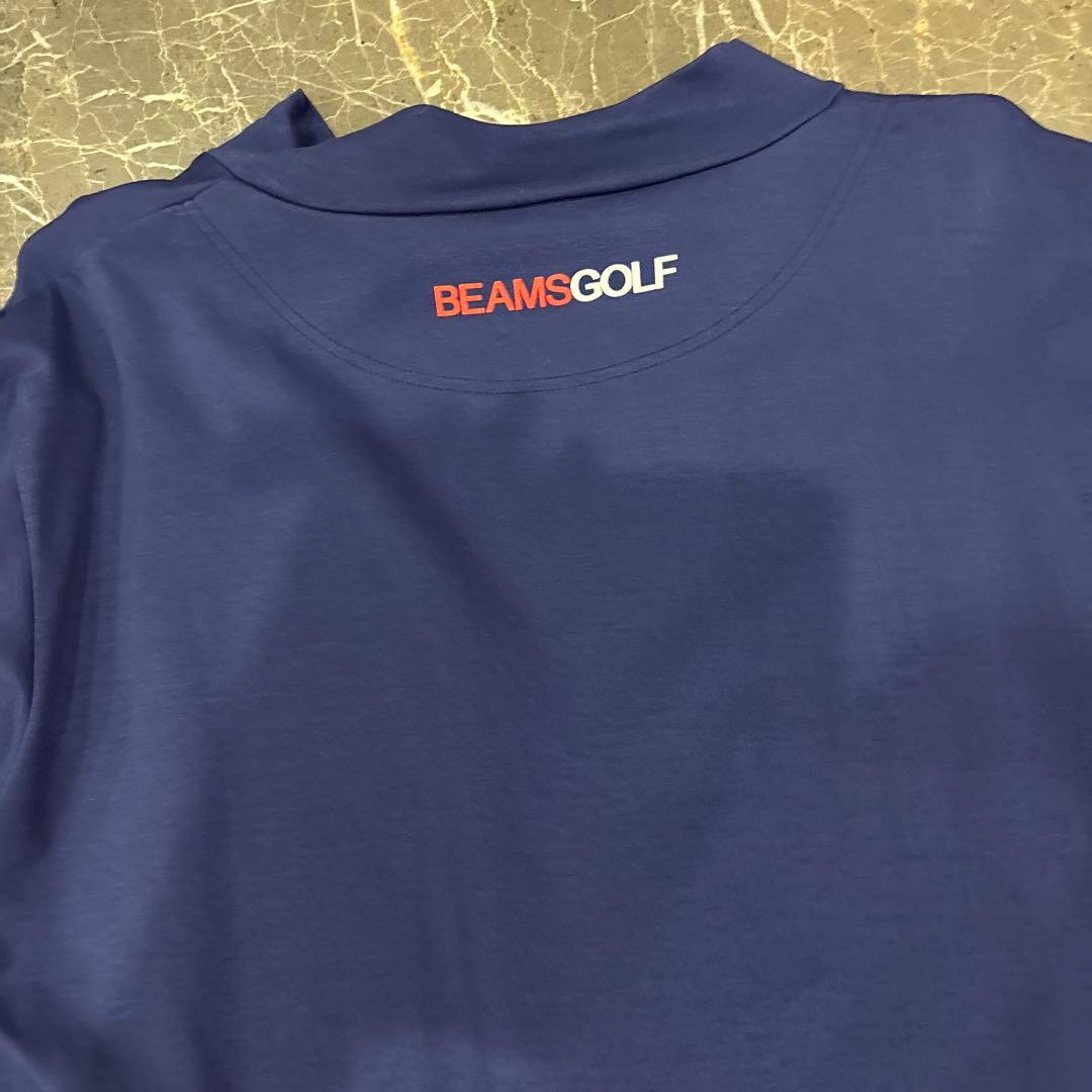 BEAMS GOLF 長袖シャツ XL ネイビー