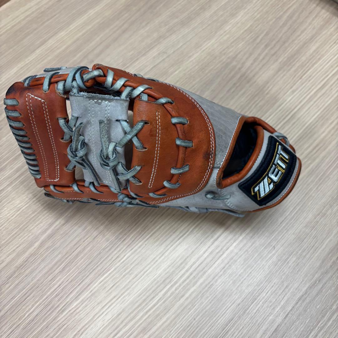 【左投げ用】ZETT 一般軟式 ファーストミット 左利き　日本製