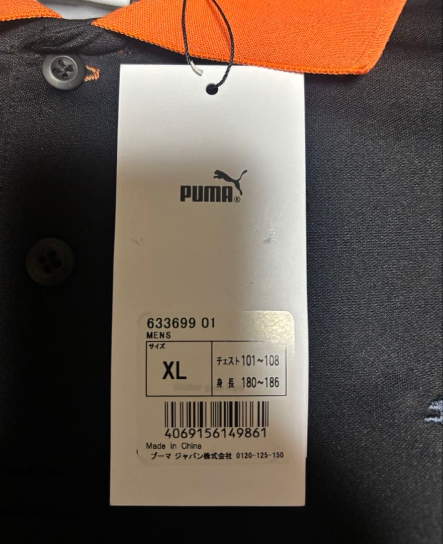 【新品・定価1.7万超】プーマゴルフ × FFTK 限定コラボ シャツ 黒 XL