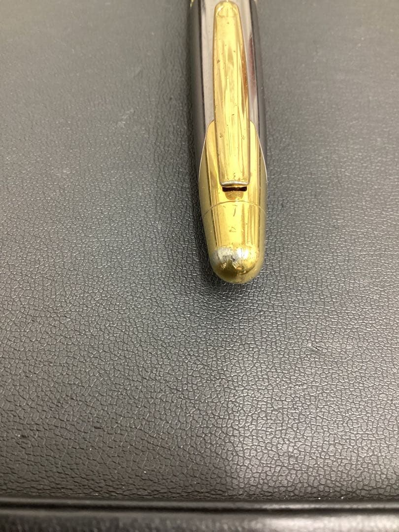 A.DUNHILLオニキスブルー紫ラメ シャープペンシル　とダンヒルボールペン