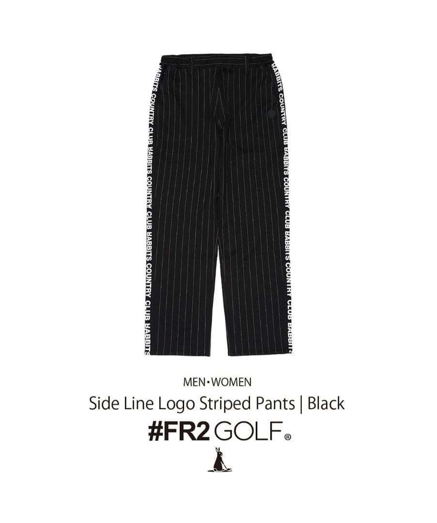 FR2 GOLF ジャージトラックパンツ 完売品 ストライプ 黒 XL パンツ